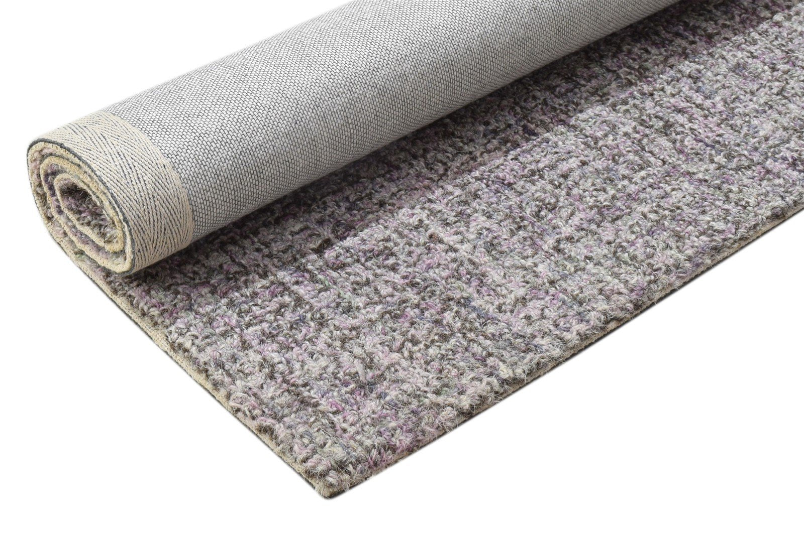 Wool Charcoal Rug 2' X 3' Modern Hand Tufted Scandinavian Solid Small Carpet 7864139088021