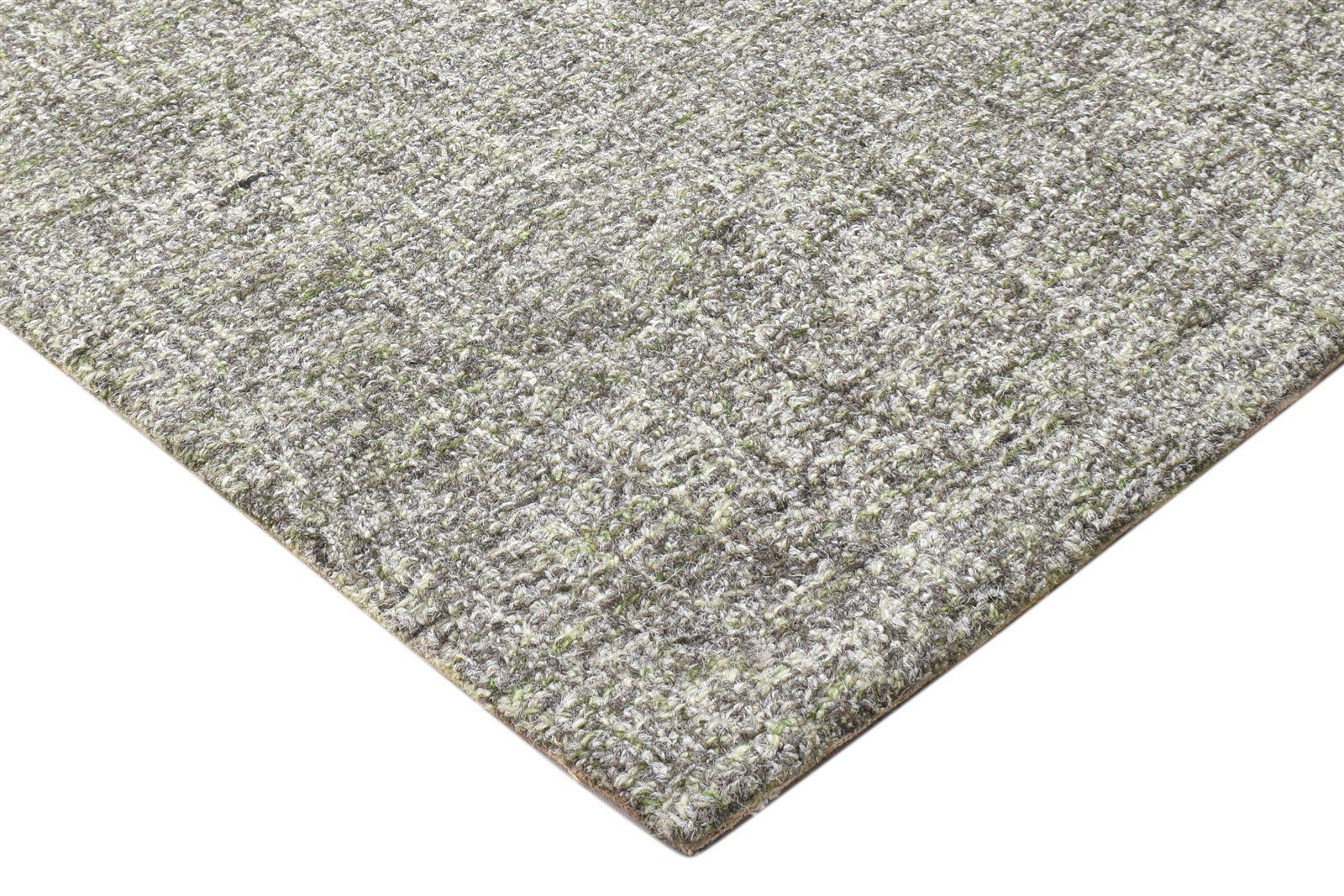 Wool Charcoal Rug 2' X 3' Modern Hand Tufted Scandinavian Solid Small Carpet 7864141742229