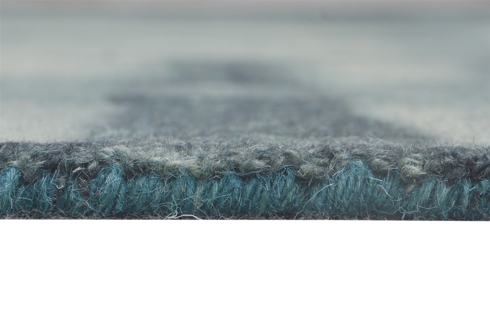 Wool Charcoal Rug 5' X 8' Modern Hand Tufted Shibori Tie Dye Room Size Carpet 7865175703701