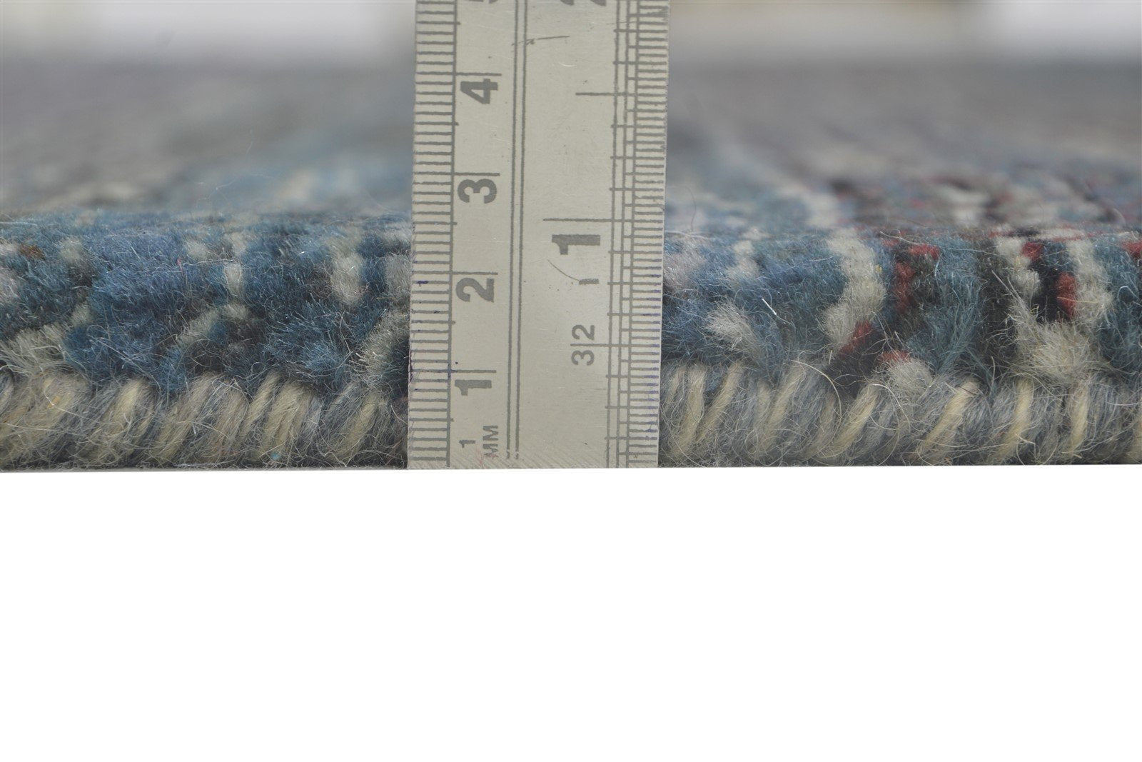 Vanni Wool Charcoal Rug 6' X 10' Modern Hand Knotted Bohemian Striped 7864174313621
