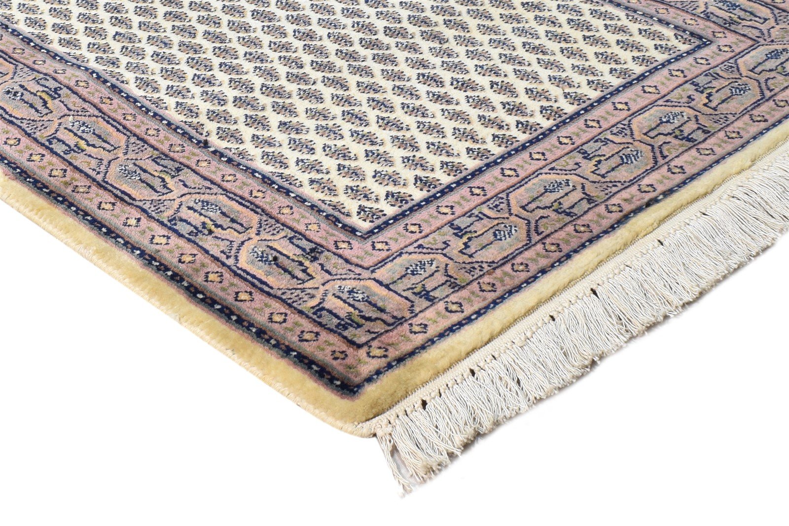 Wool Cream Rug 2'6 X 4' Persian Hand Knotted Bijar Oriental Small Carpet 7864631427221