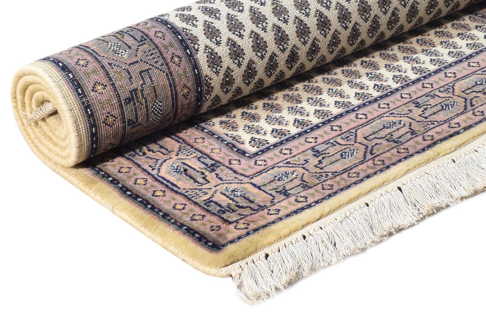 Wool Cream Rug 2'6 X 4' Persian Hand Knotted Bijar Oriental Small Carpet 7864631427221