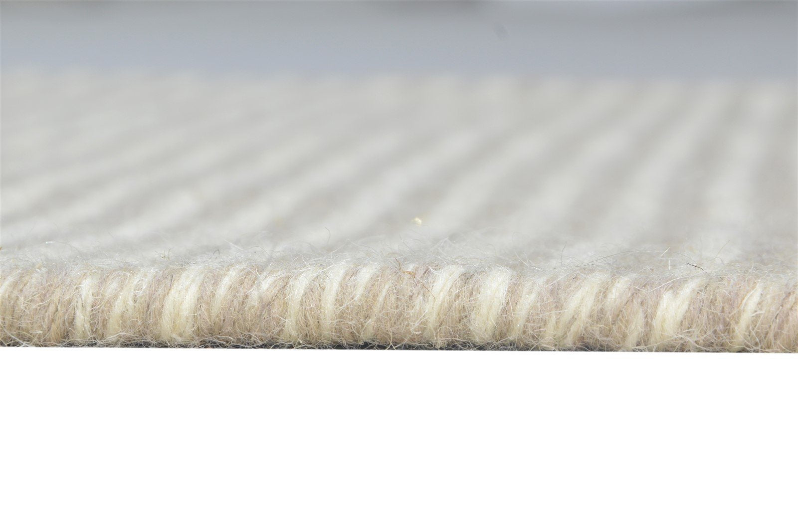 Farica Wool Cream Rug 2' X 3' Modern Dhurrie Scandinavian Geometric 7865138348181