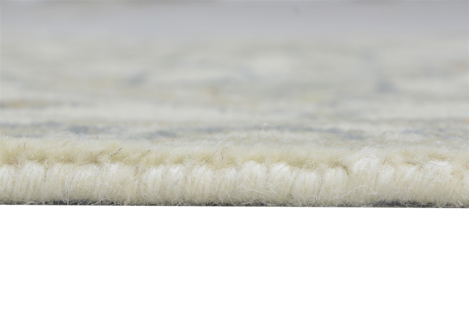 Wool Cream Rug 3' X 10' Persian Hand Knotted Oushak Oriental Small Runner 7864833540245