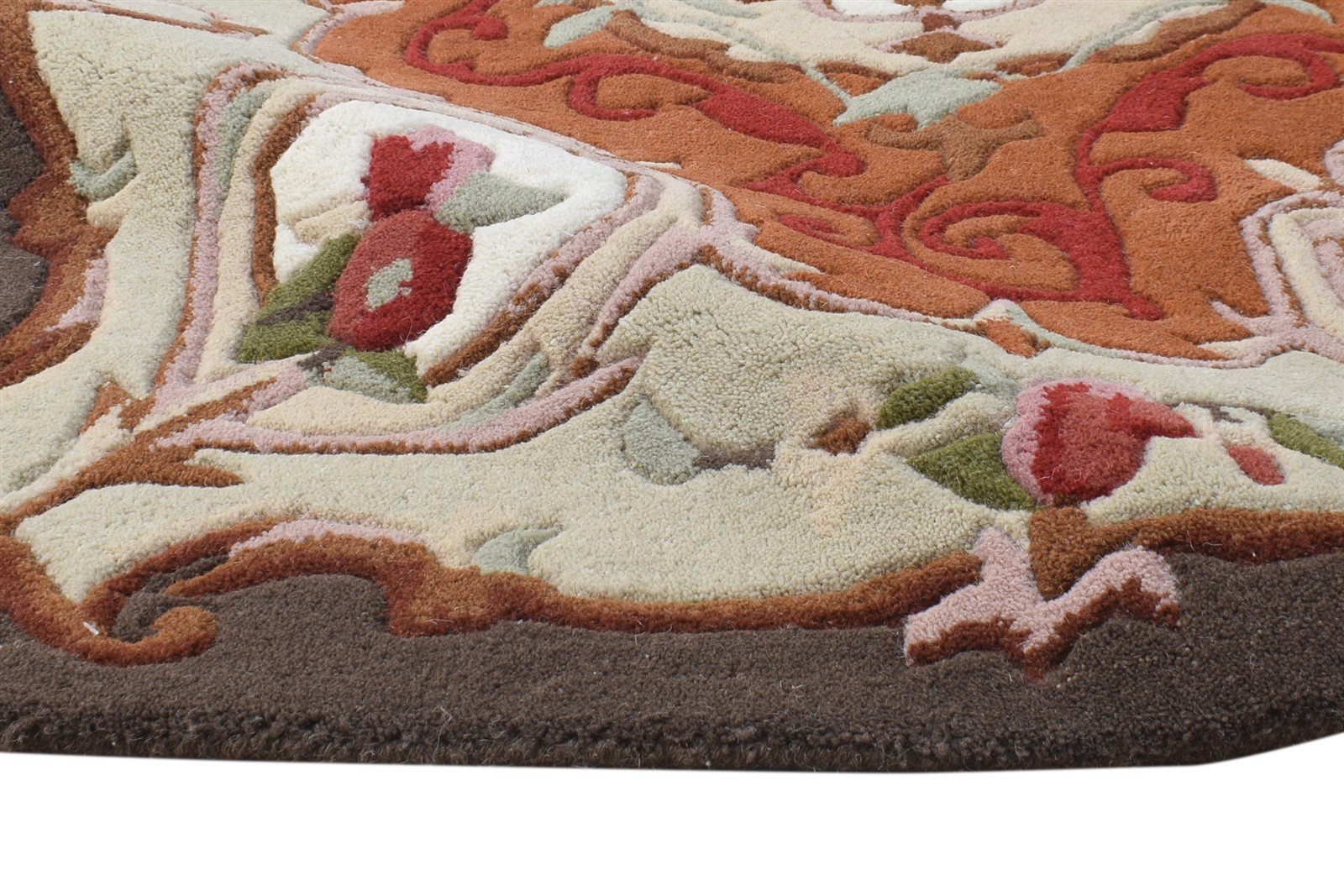 Wool Cream Rug 3' X 5' Persian Hand Tufted Abbuson Oriental Small Carpet 7864994922645