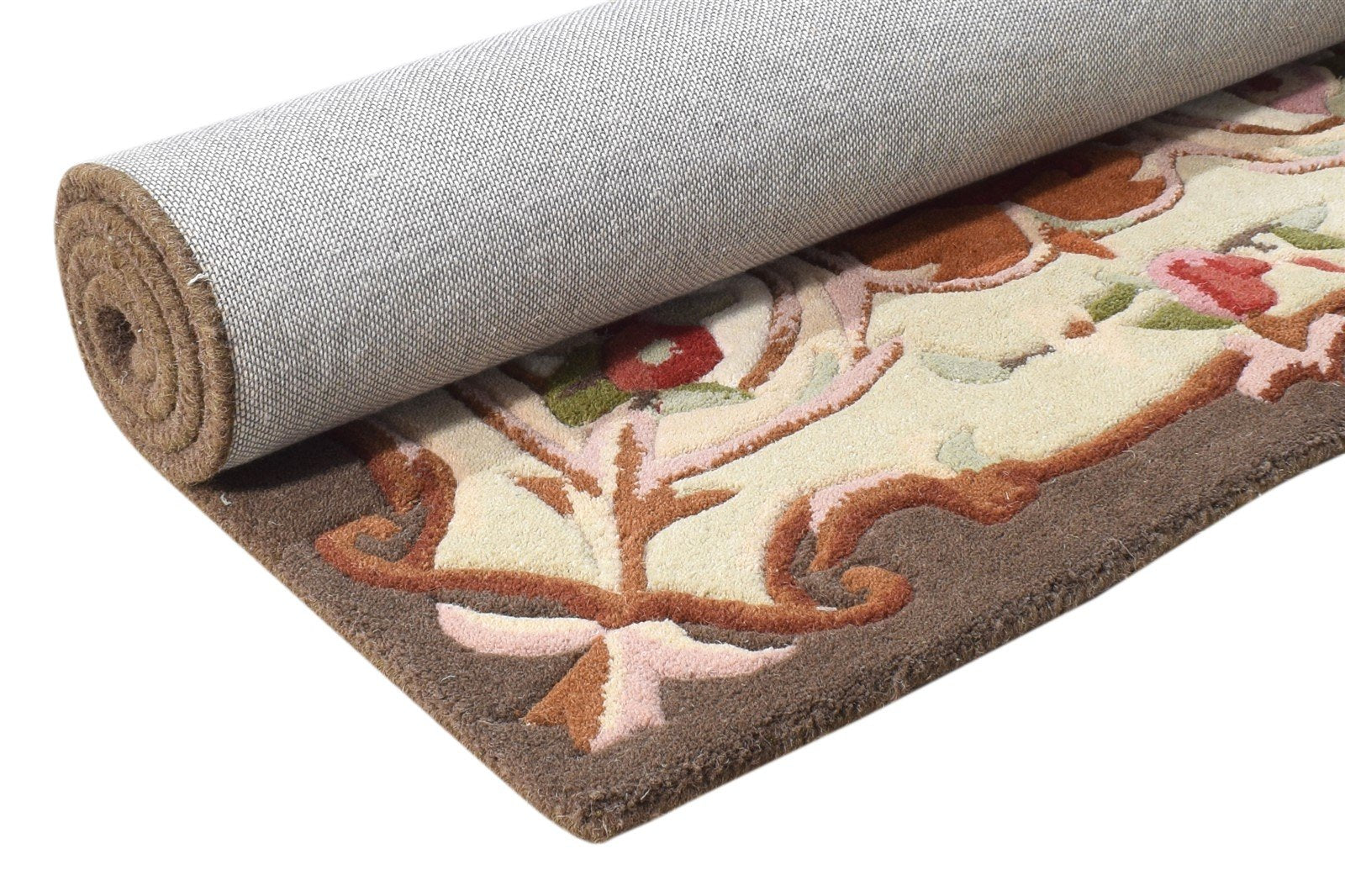 Wool Cream Rug 3' X 5' Persian Hand Tufted Abbuson Oriental Small Carpet 7864994922645