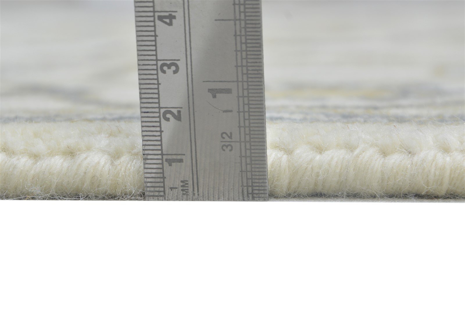 Wool Cream Rug 4' X 6' Persien Hand Knotted Oushak Oriental Room Size Carpet 7864328487061