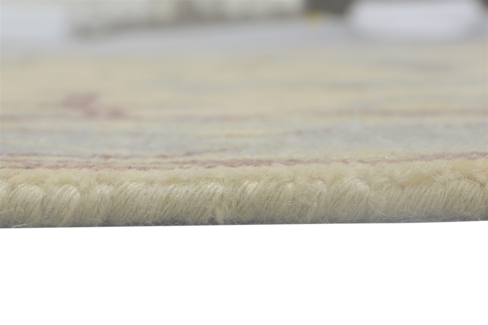 Wool Cream Rug 5' X 8' Persian Hand Knotted Oushak Oriental Room Size Carpet 7864090689685