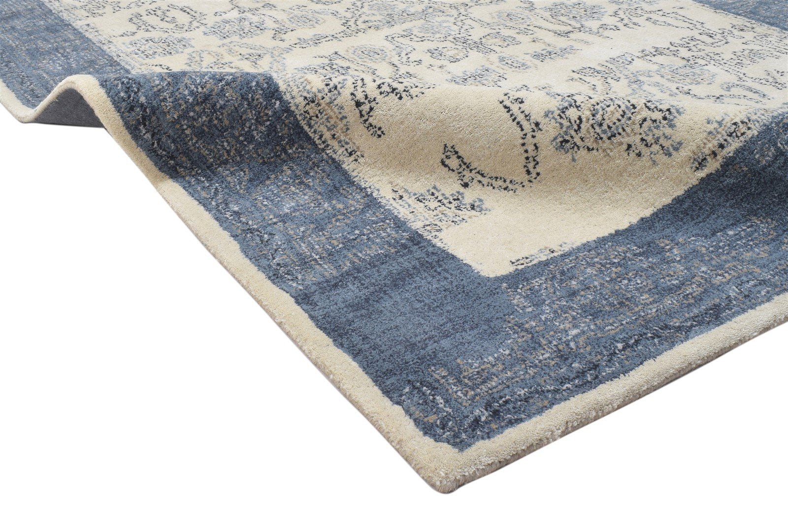 Wool Cream Rug 5' X 8' Persian Hand Tufted Oushak Oriental Room Size Carpet 7864096555157