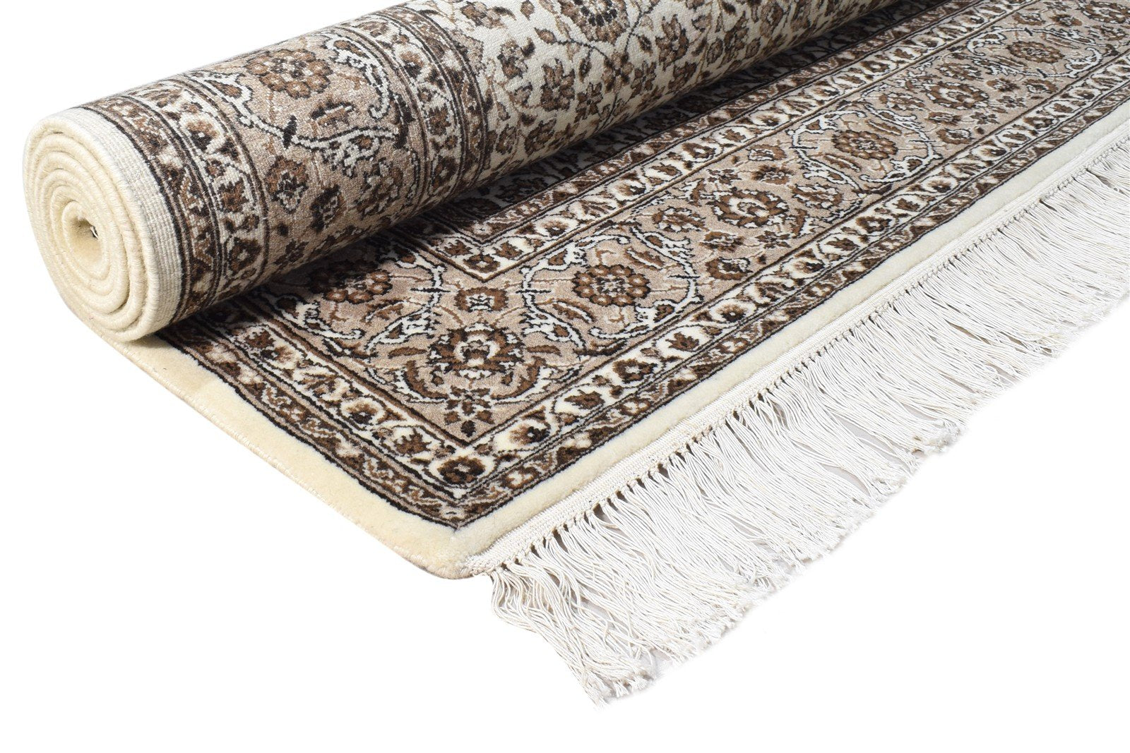 Gert Wool Cream Rug 5' X 8' Persien Hand Knotted Kashan Oriental 7865128779925