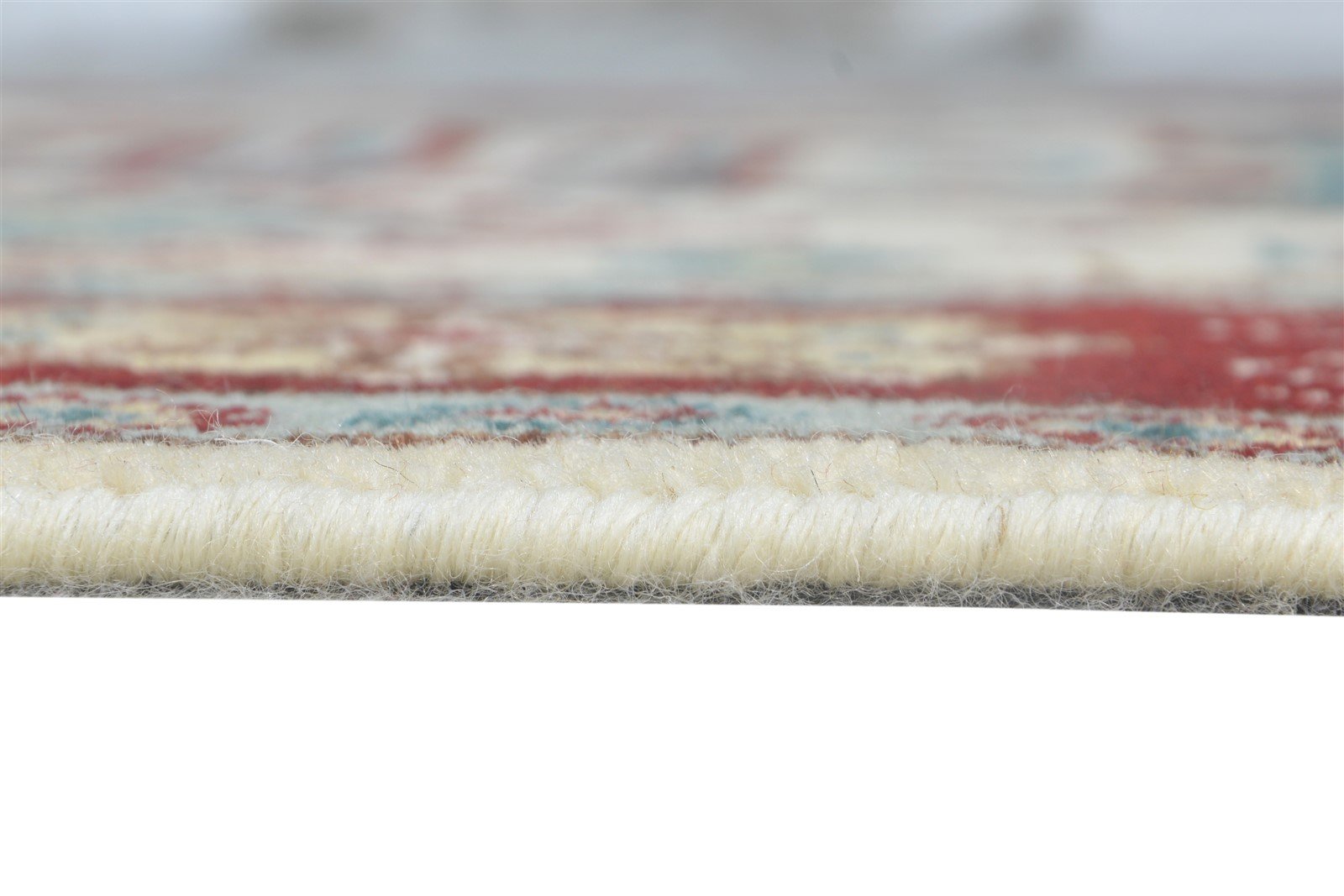 Sheryl Wool Cream Rug 5' X 8' Persien Hand Knotted Kazak Oriental 7865128943765