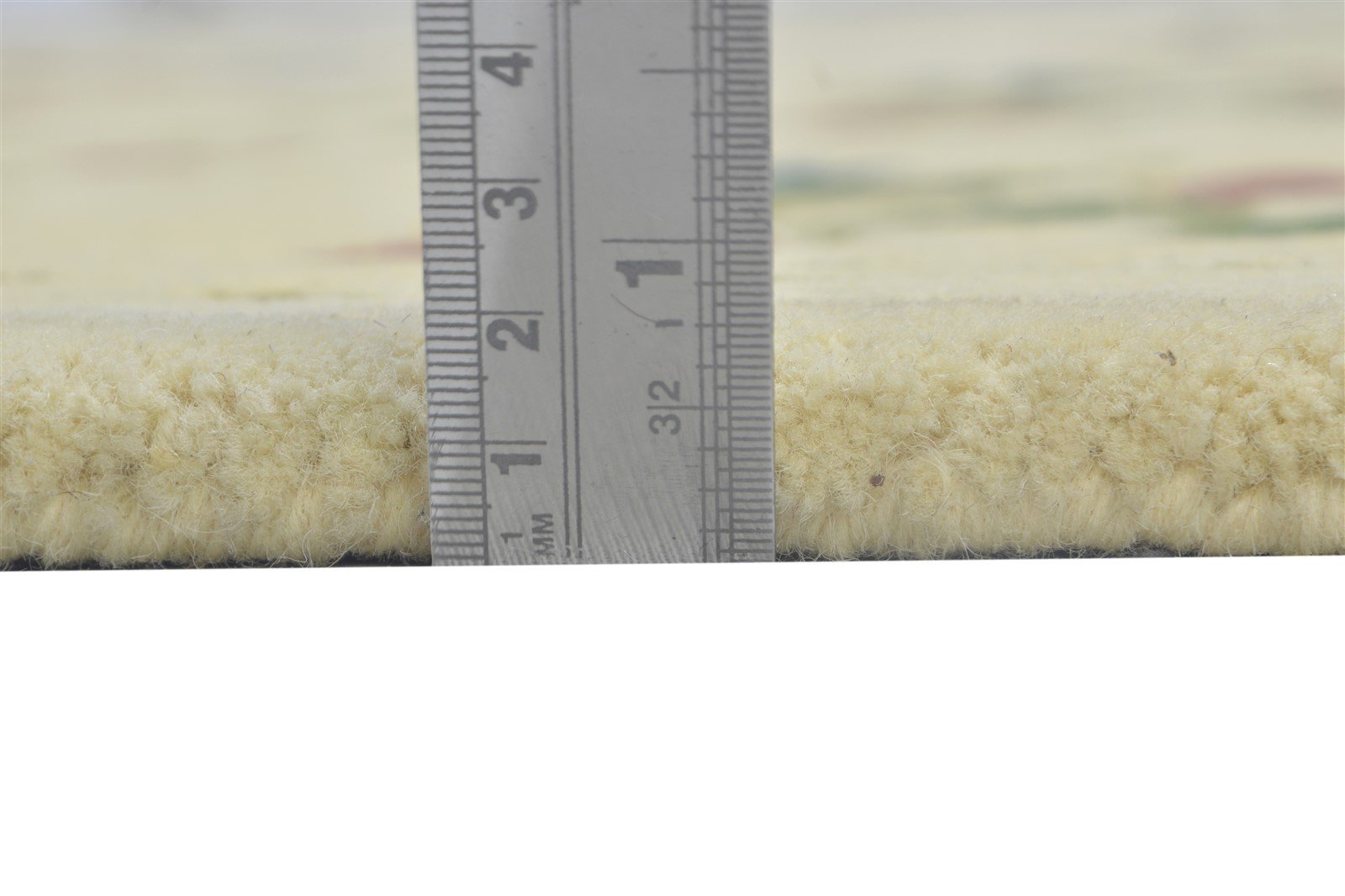 Wool Cream Rug 6' X 9' Modern Hand Tufted French Floral Room Size Carpet 7864155209877