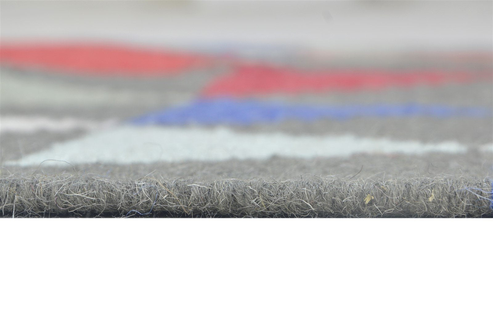 Wool Dark Grey Rug 3' X 5' Modern Dhurrie Bohemian Triangles Small Carpet 7864392122517
