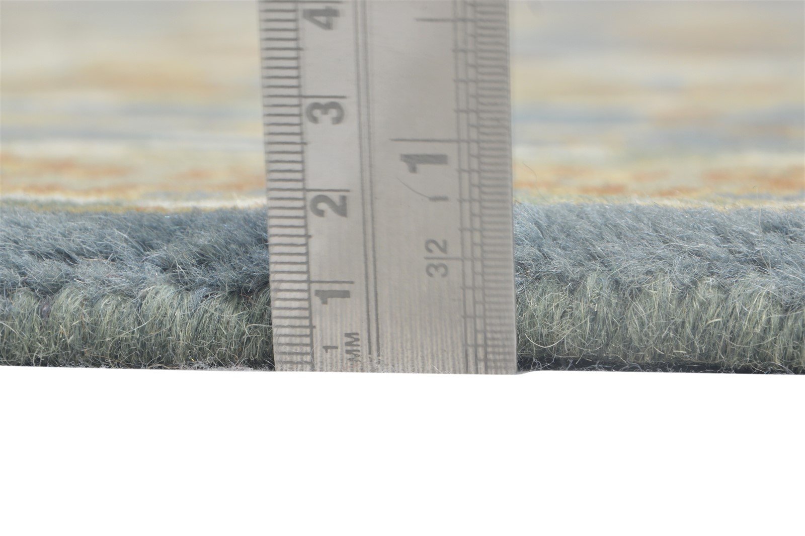 Wool Dark Grey Rug 4' X 6' Persian Hand Knotted Mughal Oriental Room Size Carpet 7864953012373