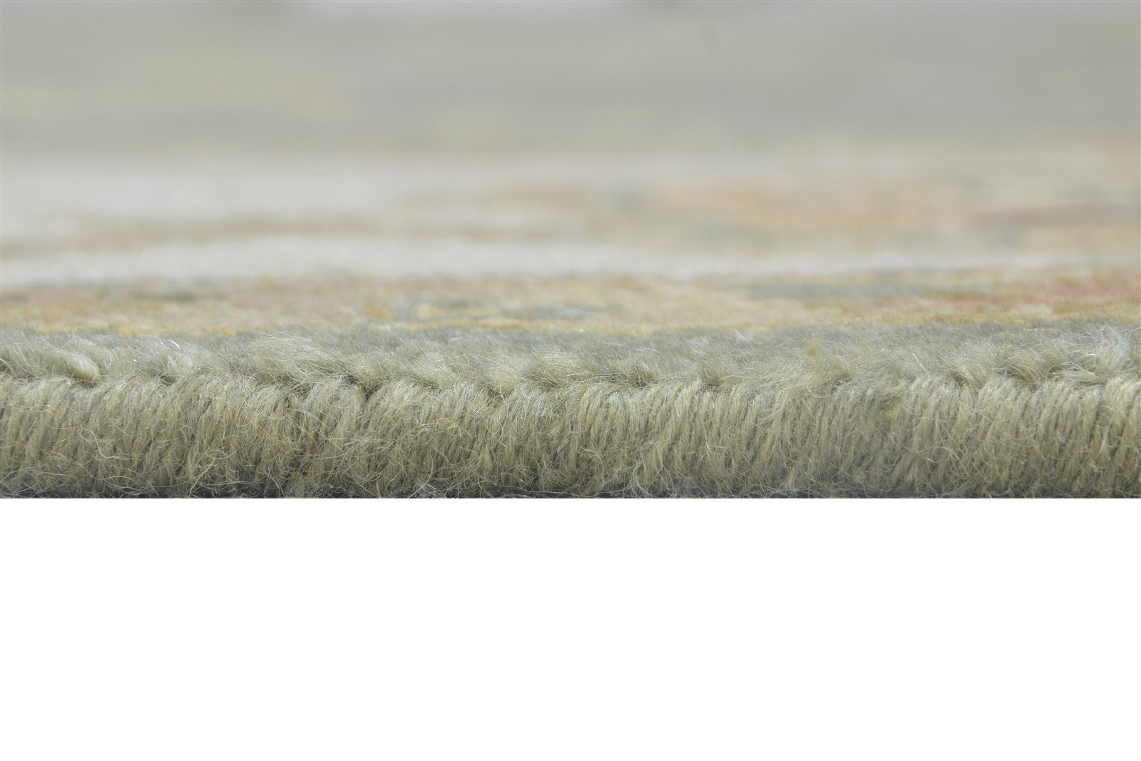 Wool Dark Grey Rug 8' X 10' Persian Hand Knotted Oushak Oriental Large Carpet 7864495407253