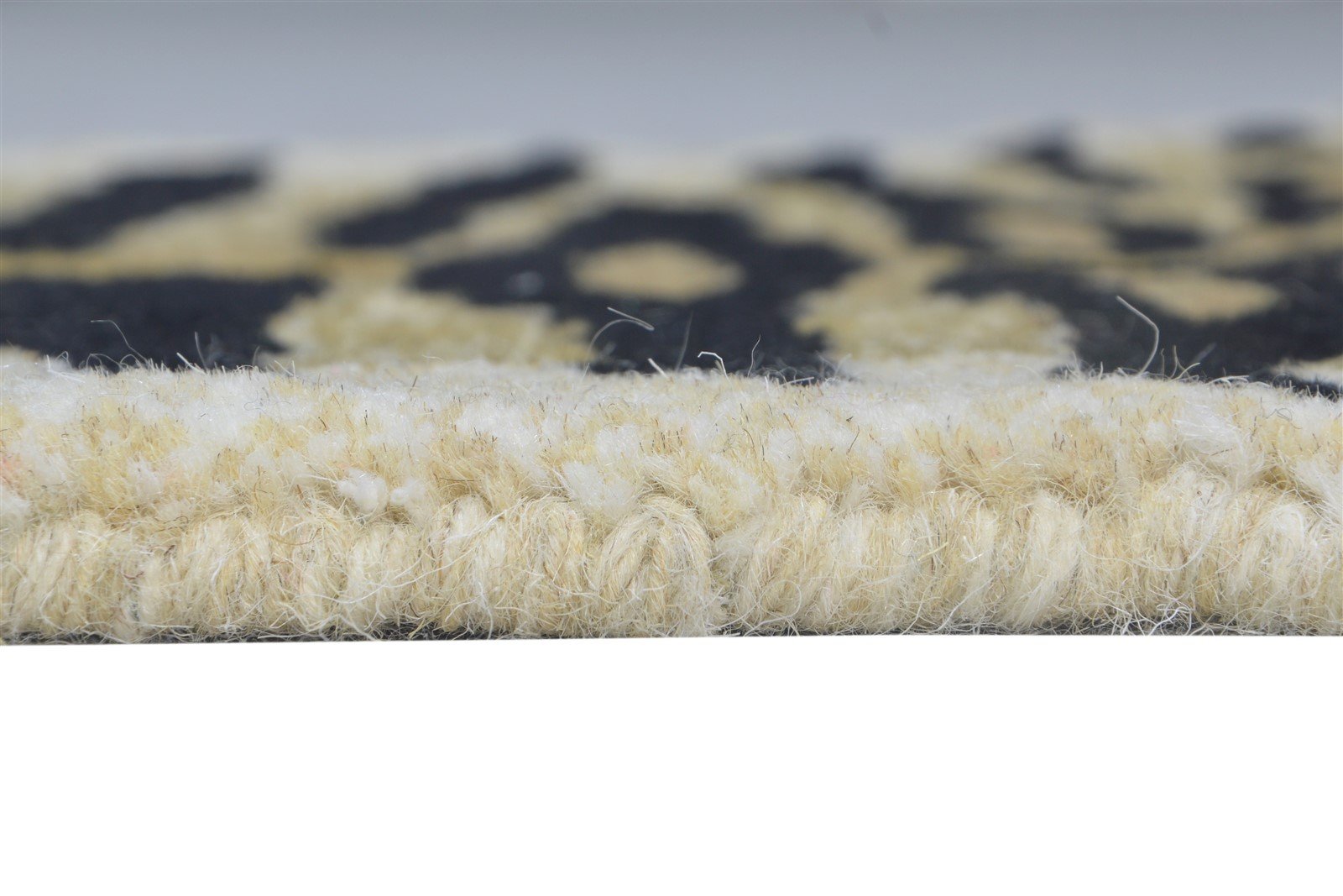Wool Gold Rug 2' X 3' Kids & Teens Hand Tufted Indian Animal Print Small Carpet 7864644239509
