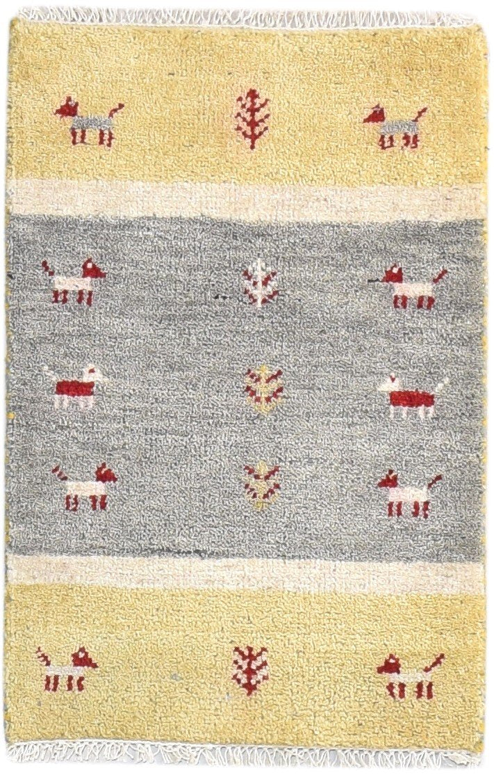Wool Green Rug 2' X 3' Southwestern Hand Knotted American Tribal Small Carpet 7865063964821