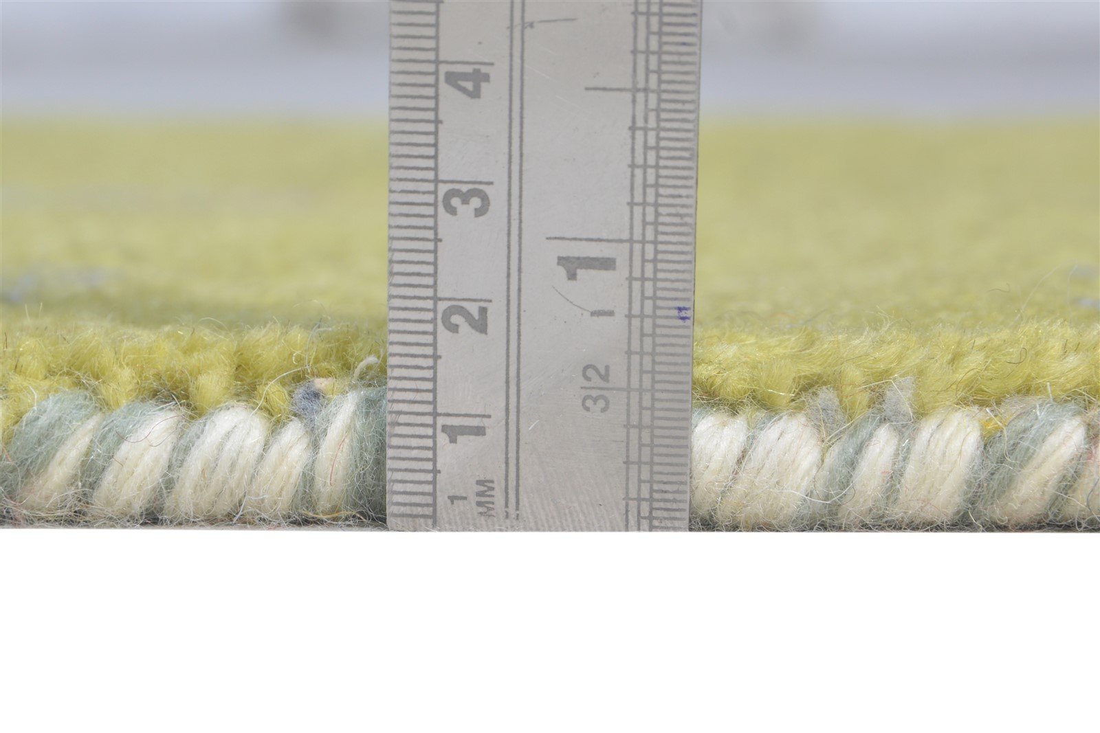 Wool Green Rug 2' X 3' Southwestern Hand Knotted American Tribal Small Carpet 7865057247381