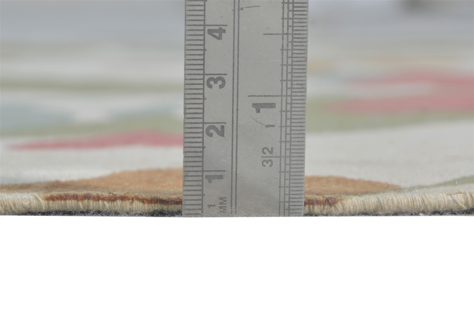 Wool Green Rug 5' X 7' Modern Dhurrie European Floral Room Size Carpet 7865190645909