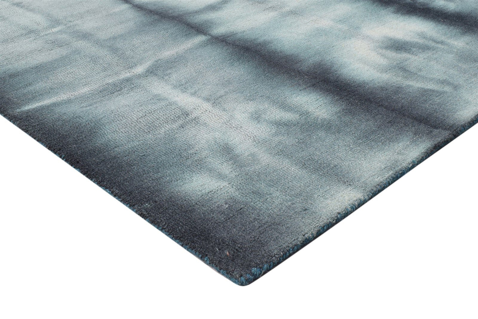 Wool Green Rug 5' X 8' Modern Hand Tufted Shibori Tie Dye Room Size Carpet 7865256444053