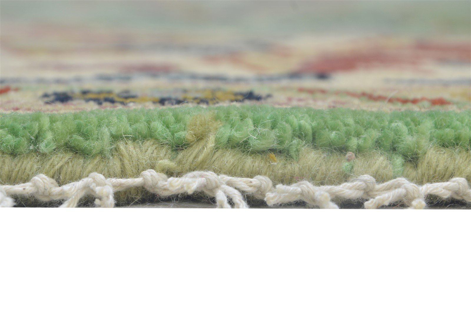 Wool Green Rug 8' X 8' Persian Hand Knotted Serapi Oriental Large Carpet 7864836456597