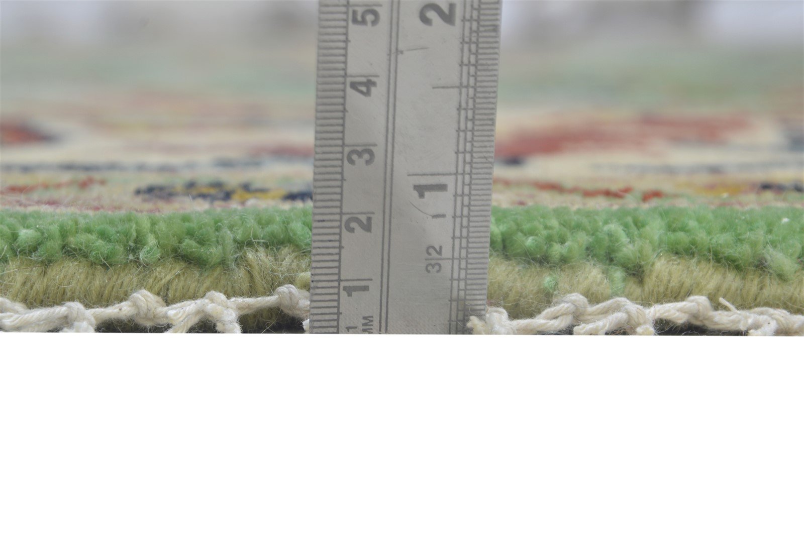Wool Green Rug 8' X 8' Persian Hand Knotted Serapi Oriental Large Carpet 7864836456597