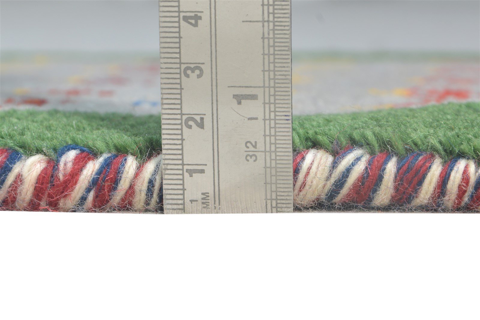 Wool Grey Rug 1' X 2' Southwestern Hand Knotted American Tribal Small Carpet 7865086738581