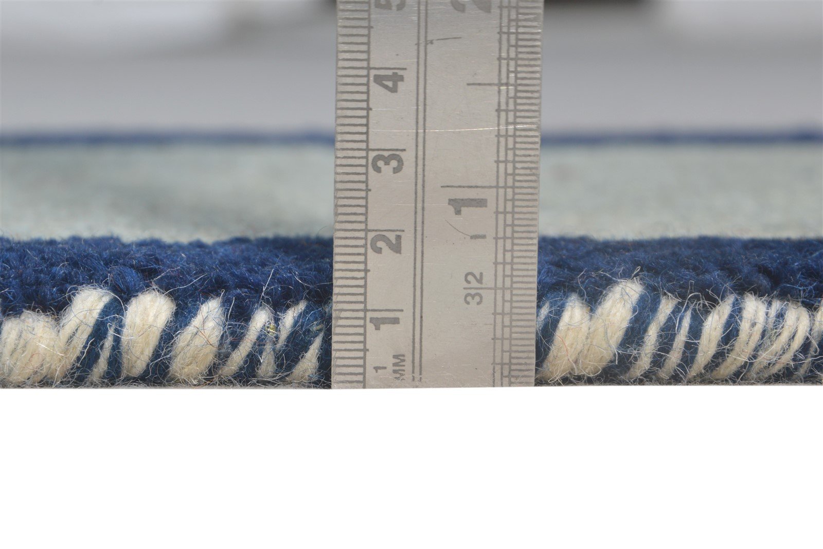 Wool Grey Rug 1' X 2' Tribal Hand Knotted Southwestern Bordered Small Carpet 7865184125077