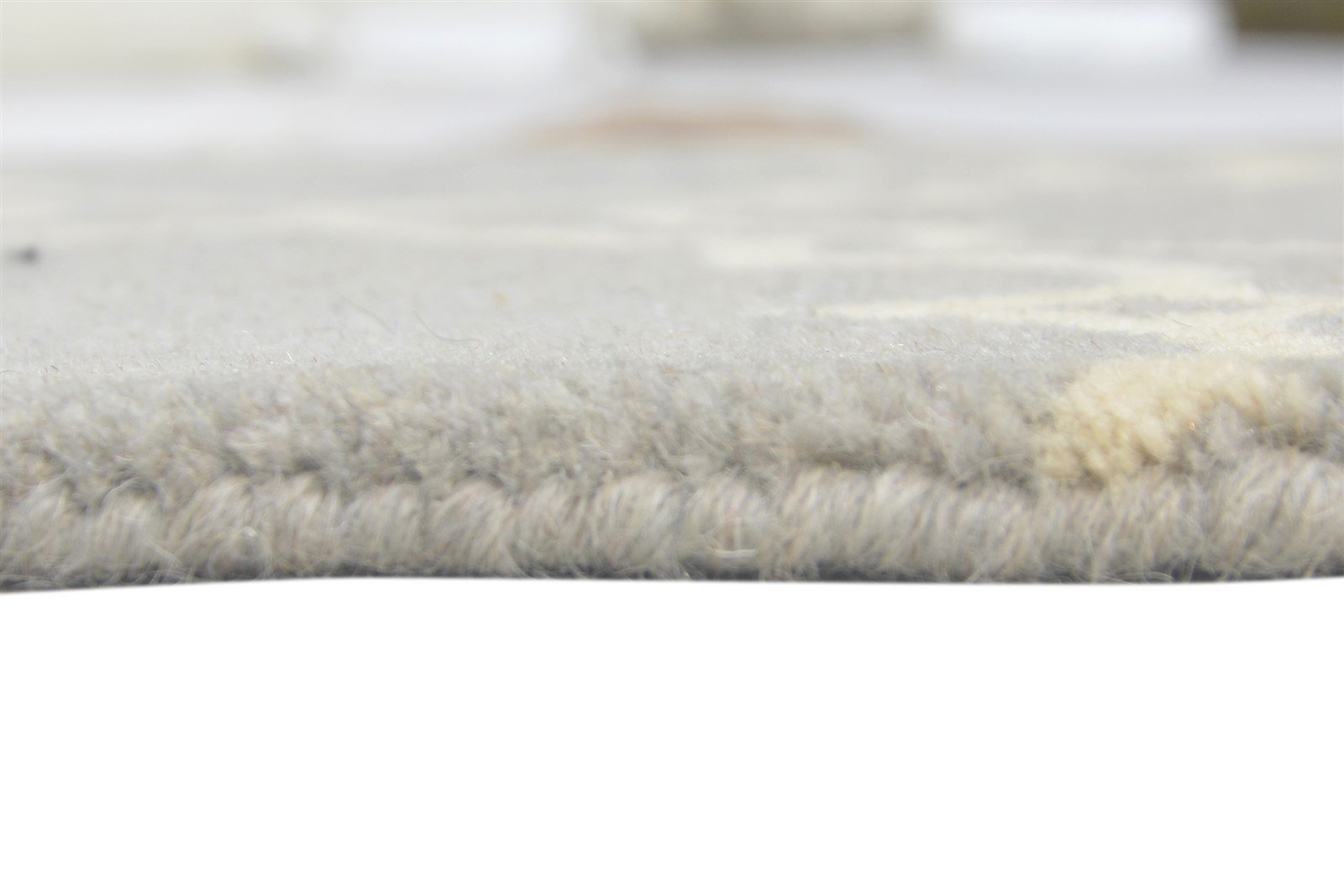 Wool Grey Rug 2' X 2' Modern Hand Tufted Moroccan Trellis 2'2"X2'2" Carpet 7860696481941