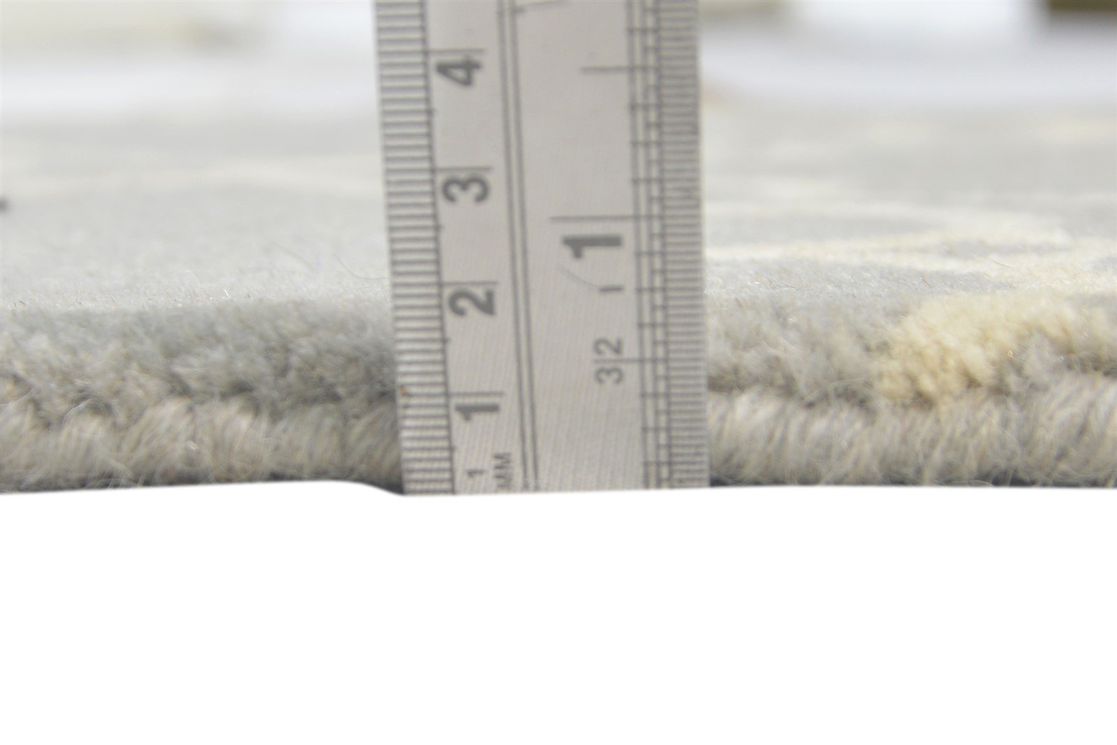 Wool Grey Rug 2' X 2' Modern Hand Tufted Moroccan Trellis 2'2"X2'2" Carpet 7860696481941