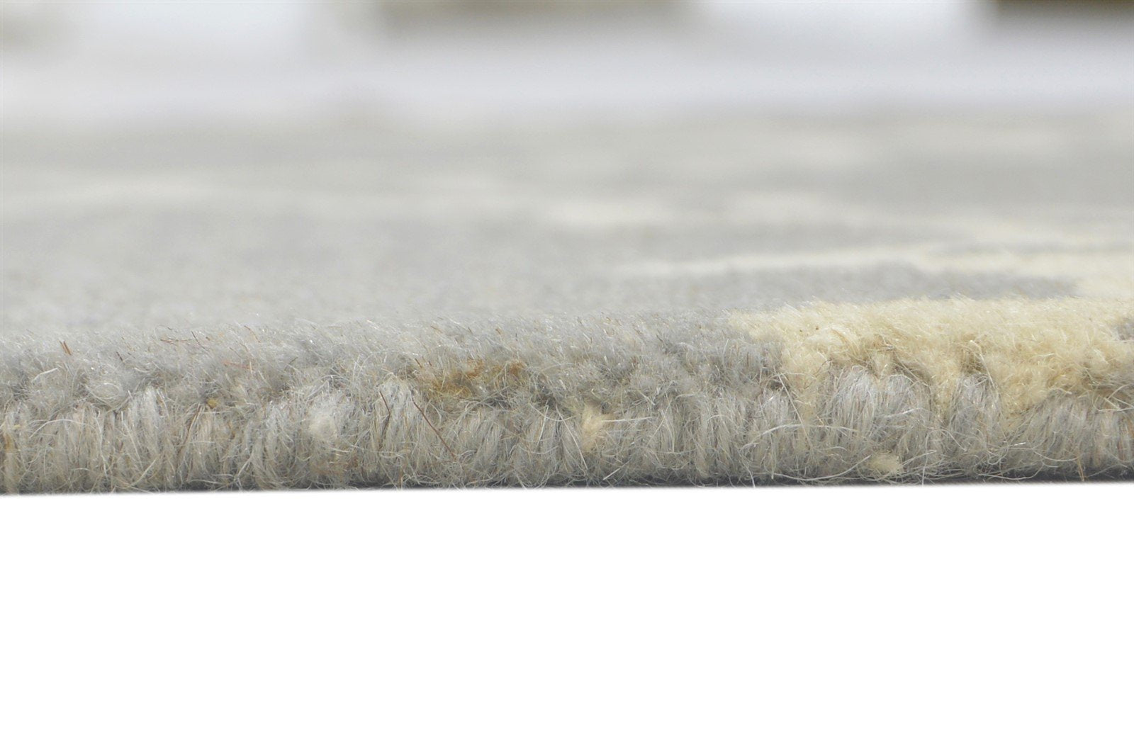 Wool Grey Rug 2' X 2' Modern Hand Tufted Moroccan Trellis 2'2"X2'2" Carpet 7860696940693
