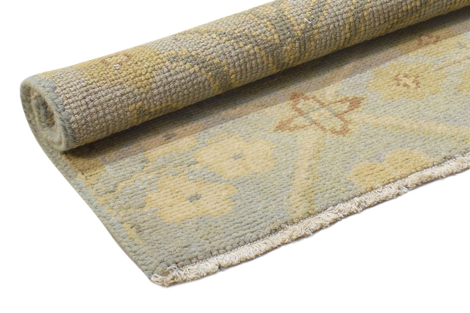 Wool Grey Rug 2' X 2' Persian Hand Knotted Bakhtiari Oriental Small Carpet 7864119361685
