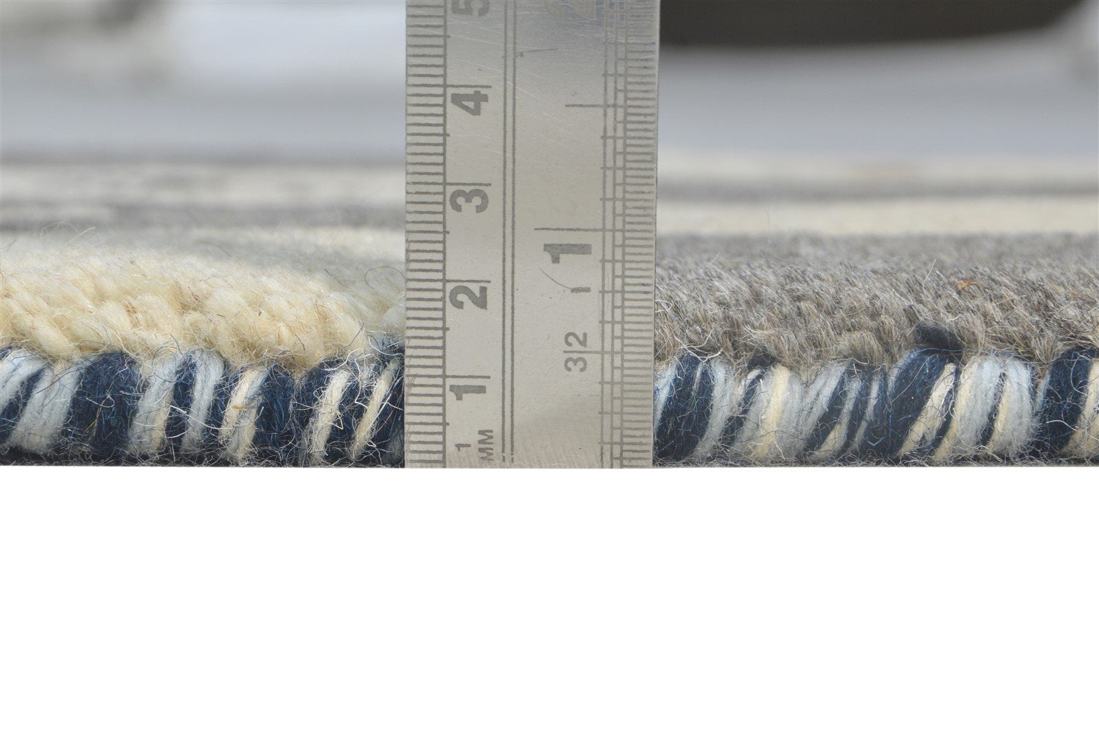 Wool Grey Rug 2' X 2' Southwestern Hand Knotted Gabbeh Tribal Small Carpet 7865102368917