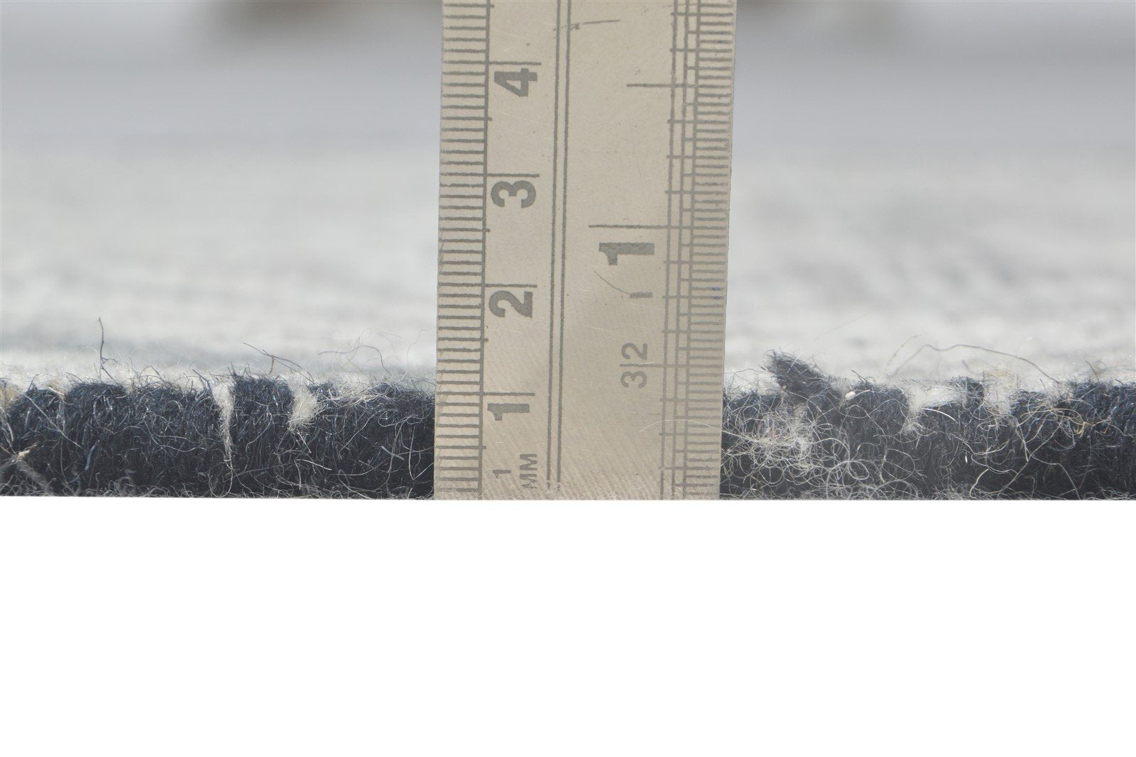 Wool Grey Rug 2' X 3' Modern Hand Knotted Scandinavian Nordic Small Carpet 7865123340437