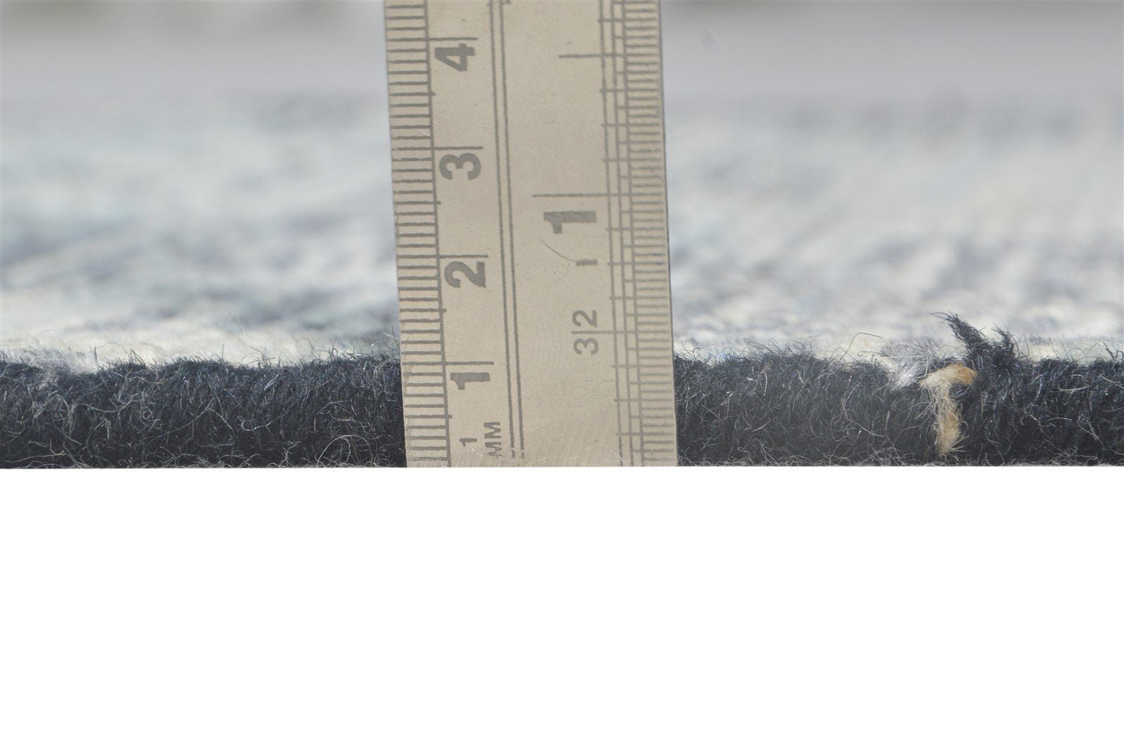 Wool Grey Rug 2' X 3' Modern Hand Knotted Scandinavian Nordic Small Carpet 7865122947221