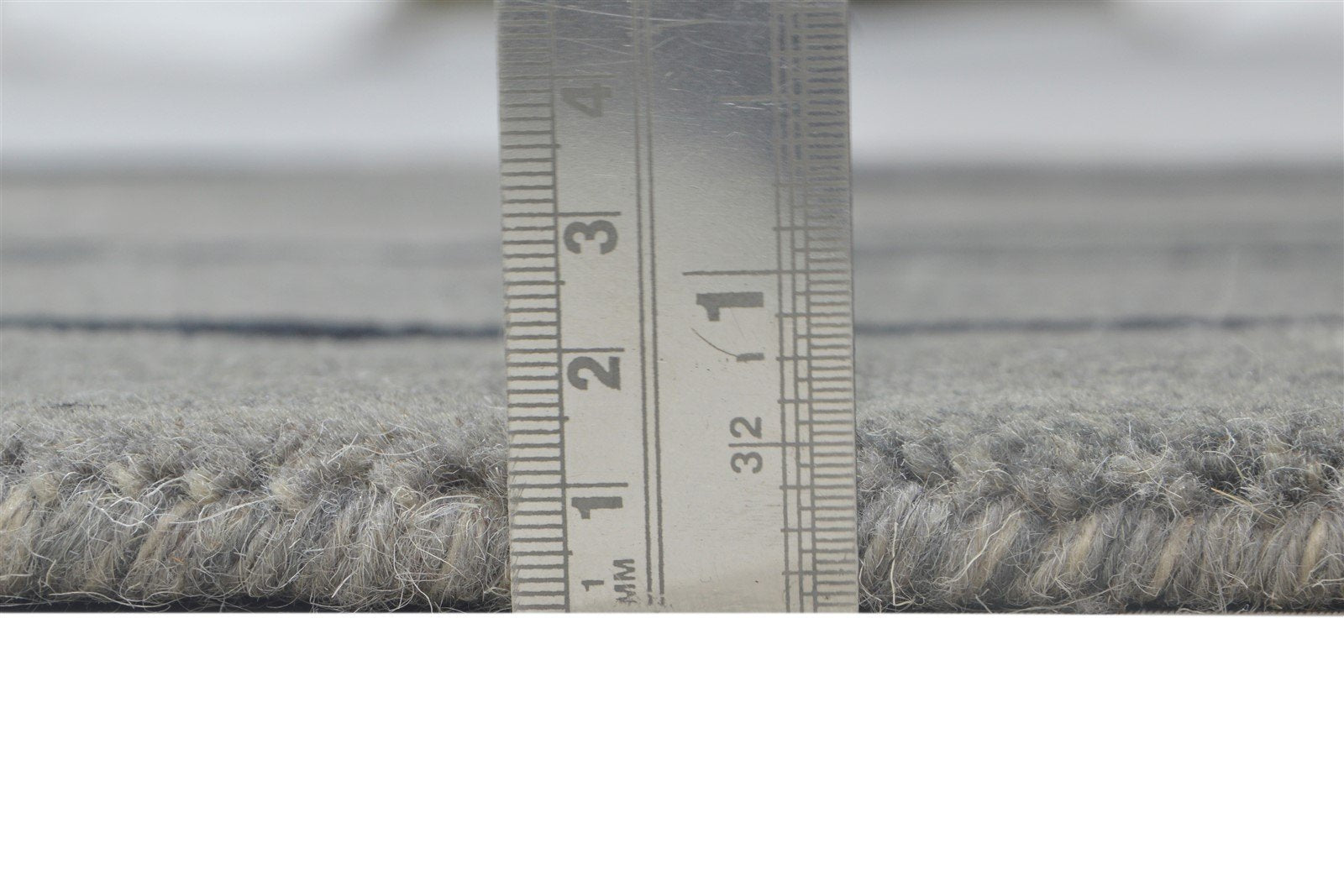 Wool Grey Rug 2' X 3' Modern Hand Tufted Scandinavian Abstract Small Carpet 7864142102677