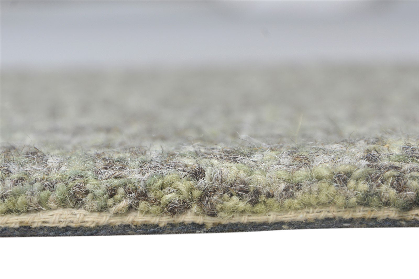 Wool Grey Rug 2' X 3' Modern Hand Tufted Scandinavian Solid Small Carpet 7864136958101