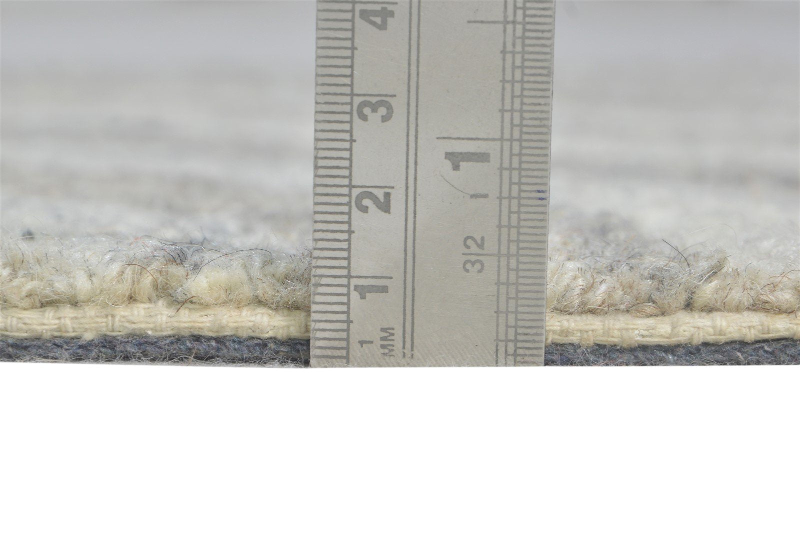 Wool Grey Rug 2' X 4' Modern Hand Tufted Scandinavian Nordic Small Carpet 7865079333013