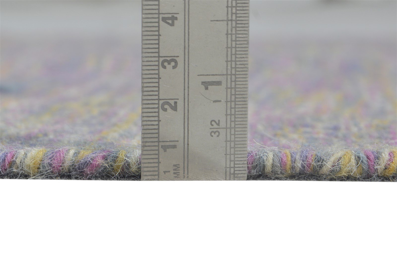 Wool Grey Rug 3' X 5' Modern Dhurrie Scandinavian Solid Small Carpet 7865169641621