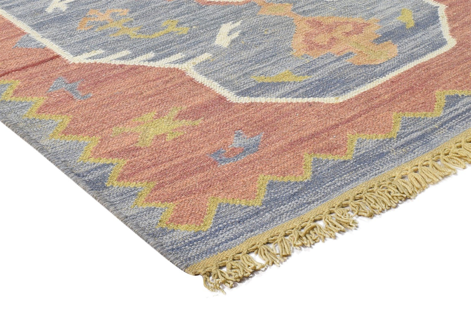 Wool Grey Rug 3' X 5' Persian Dhurrie Serapi Oriental Room Size Carpet 7864985714837