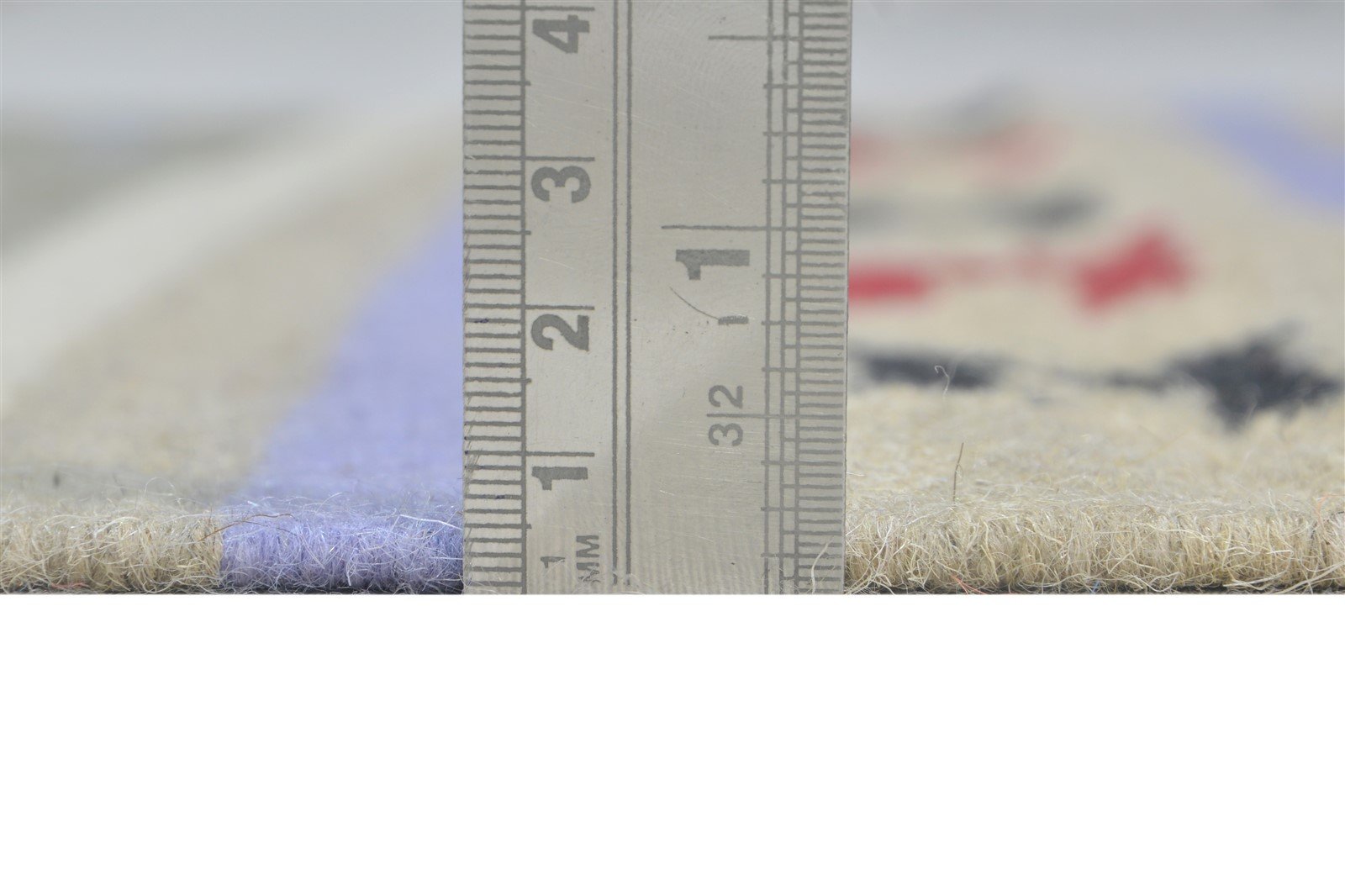 Wool Grey Rug 3' X 5' Persian Dhurrie Southwestern Tribal Small Carpet 7864383635605