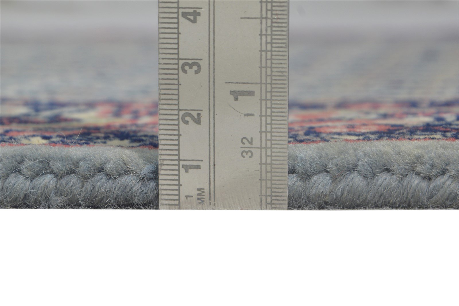 Wool Grey Rug 3' X 5' Persian Hand Knotted Qum Oriental Small Carpet 7864677925013