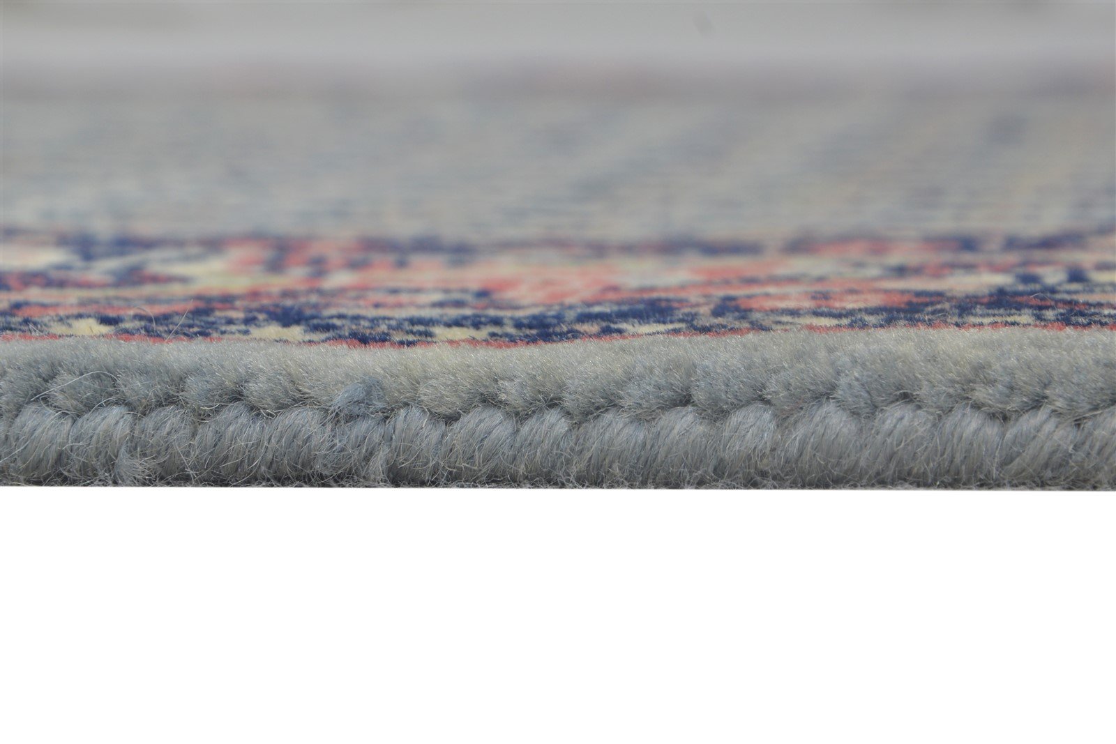 Wool Grey Rug 3' X 5' Persian Hand Knotted Qum Oriental Small Carpet 7864677925013
