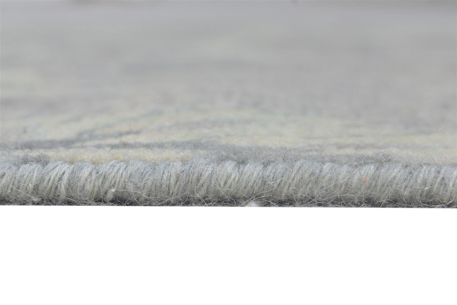 Charlene Wool Grey Rug 4' X 5' Persian Hand Knotted Oushak Oriental 7865145032853