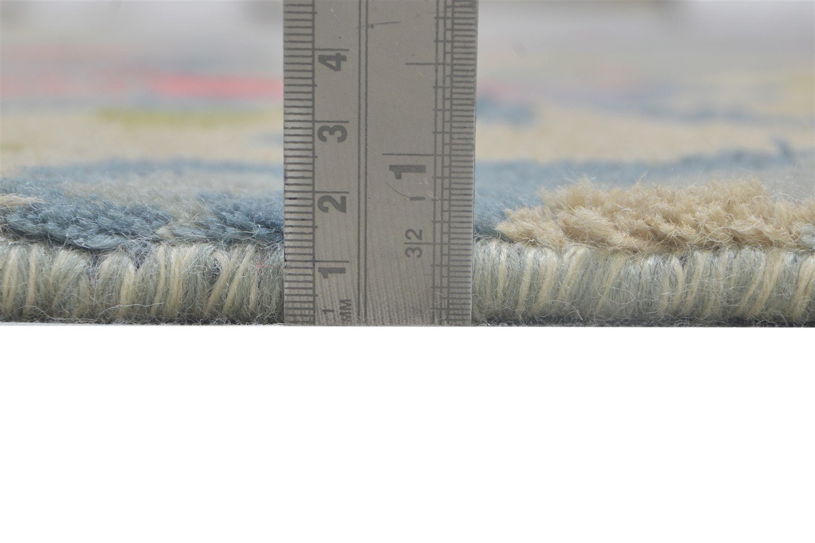 Wool Grey Rug 4' X 6' Modern Hand Knotted Bohemian Abstract Room Size Carpet 7864314626197