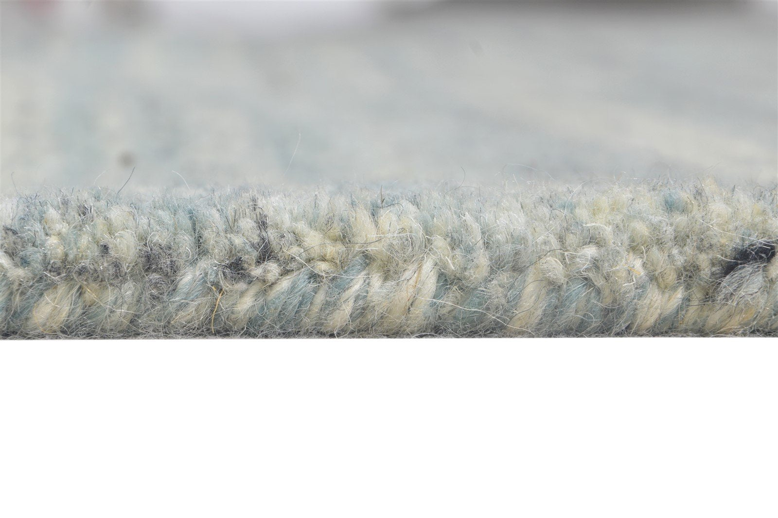 Wool Grey Rug 5' X 5' Modern Handloom Scandinavian Solid Room Size Carpet 7865140707477