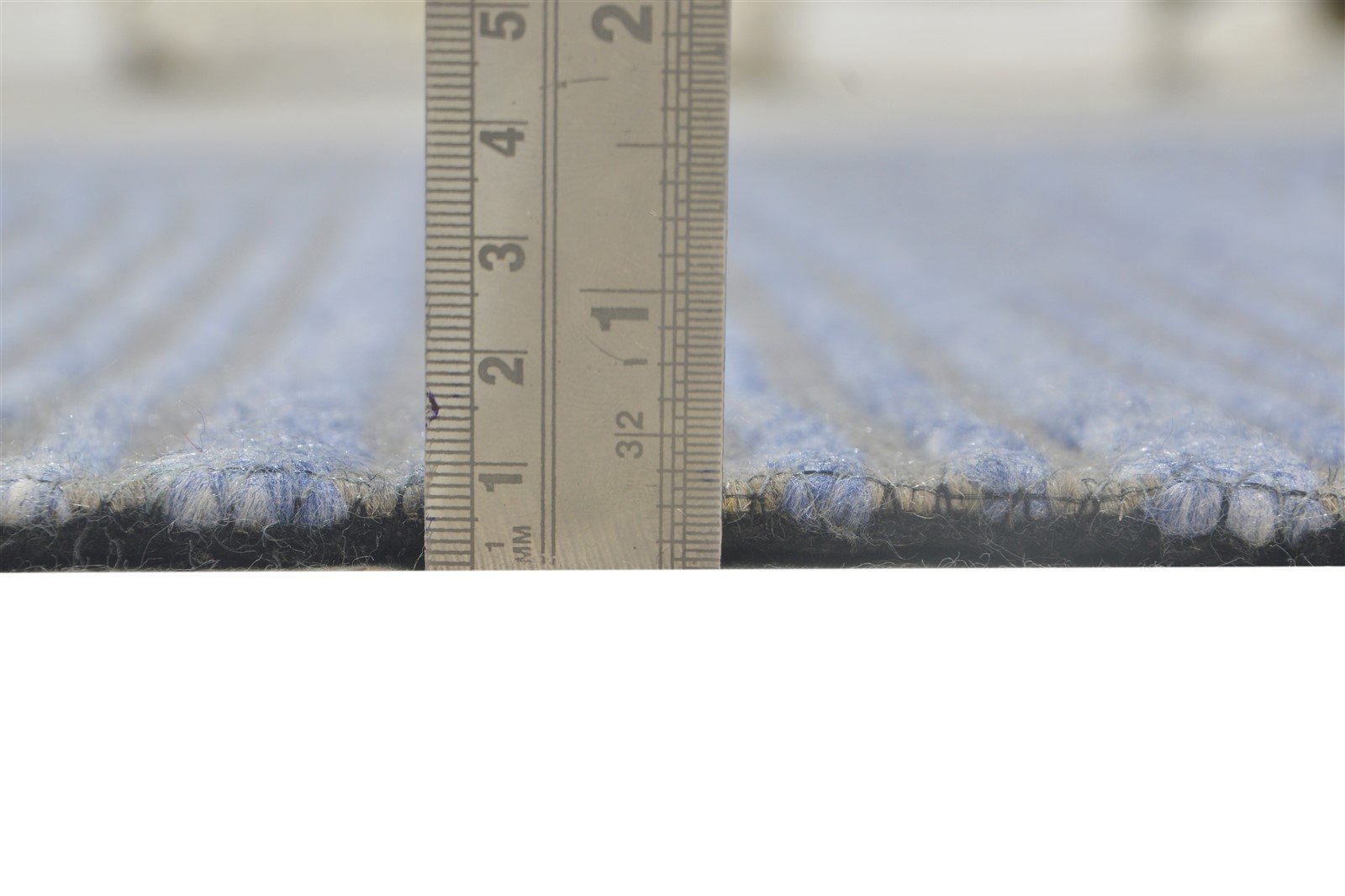 Wool Grey Rug 5' X 7' Modern Jacquard Loom Scandinavian Striped Room Size Carpet 7864164122773