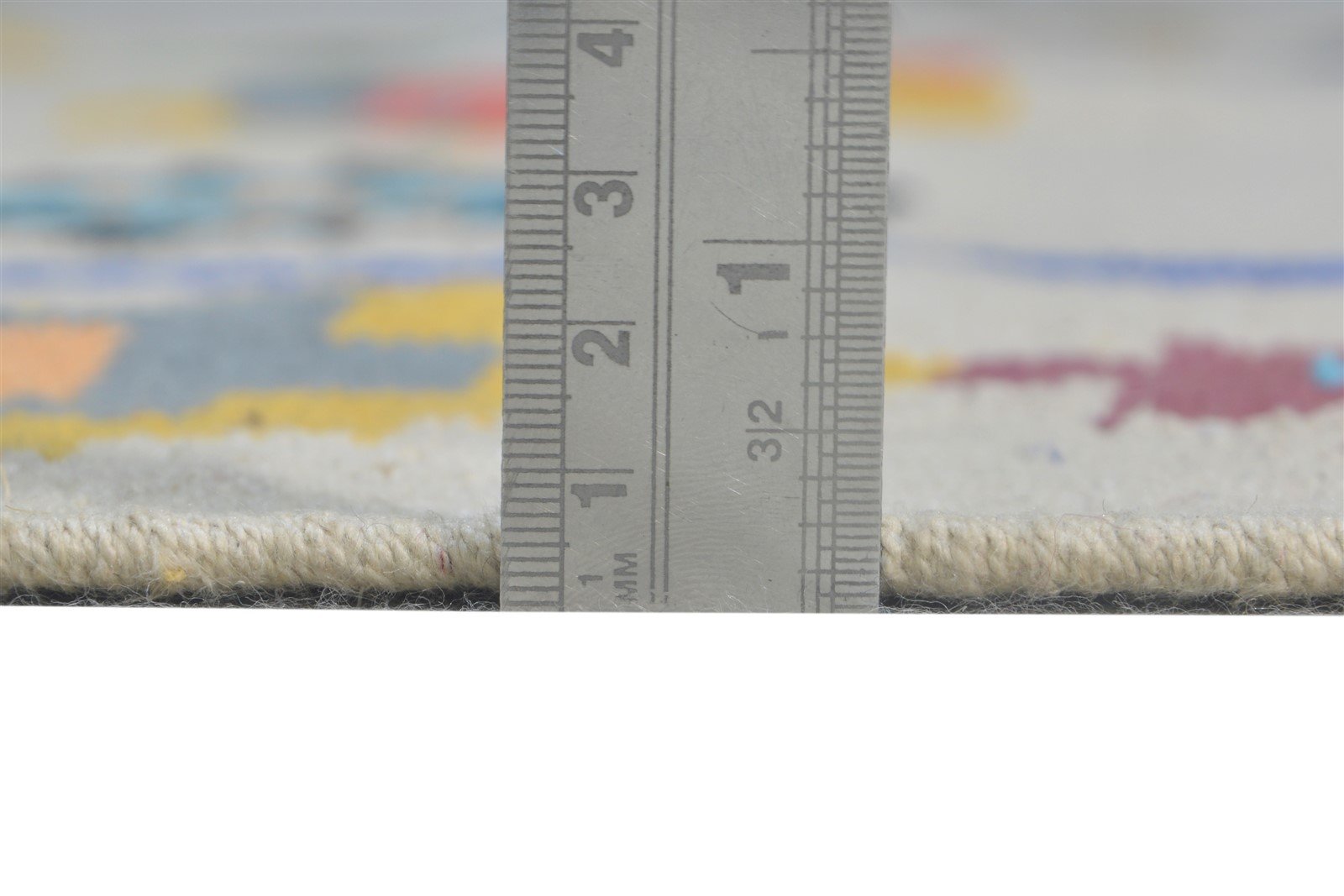 Wool Grey Rug 5' X 8' Modern Dhurrie Bohemian Geometric Room Size Carpet 7865193300117