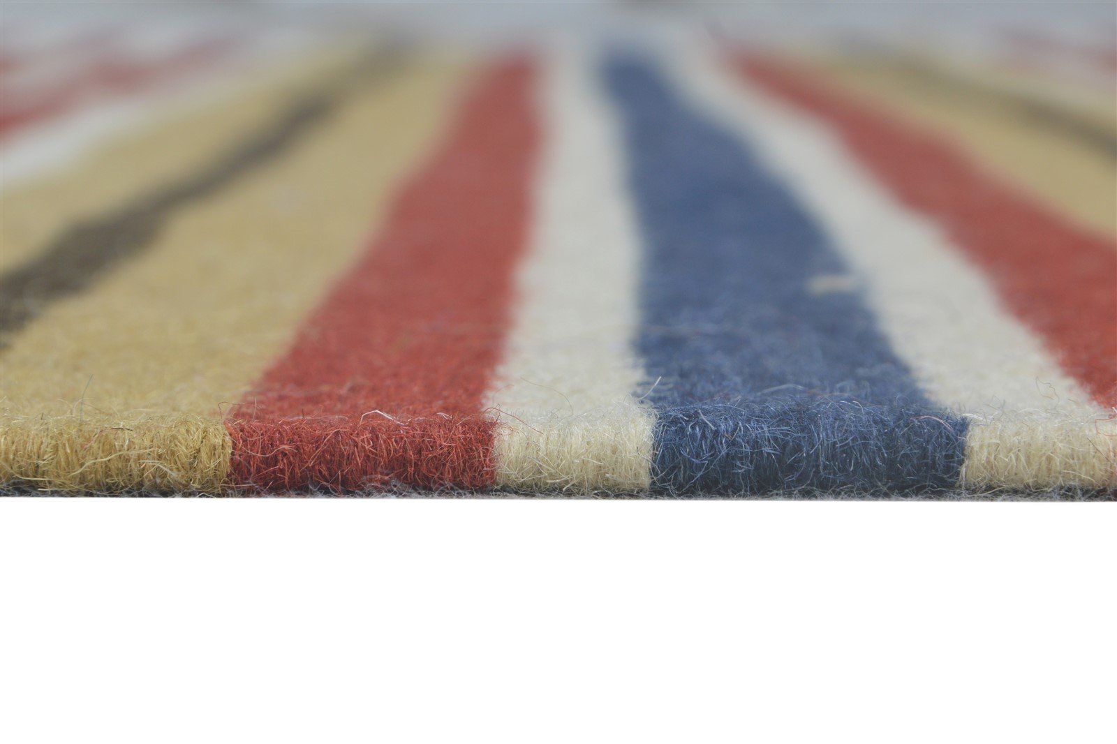 Wool Grey Rug 5' X 8' Modern Dhurrie Scandinavian Striped Room Size Carpet 7865192218773