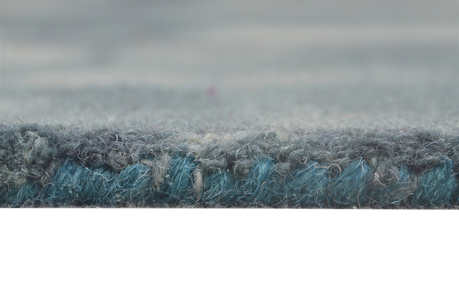 Wool Grey Rug 5' X 8' Modern Hand Tufted Shibori Tie Dye Room Size Carpet 7865174065301